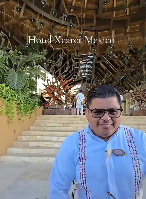 Light Travels TikTok video tour of Hotel Xcaret México